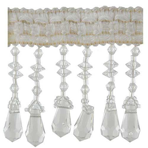 Fascination Collection Beaded fringe --2 1/2