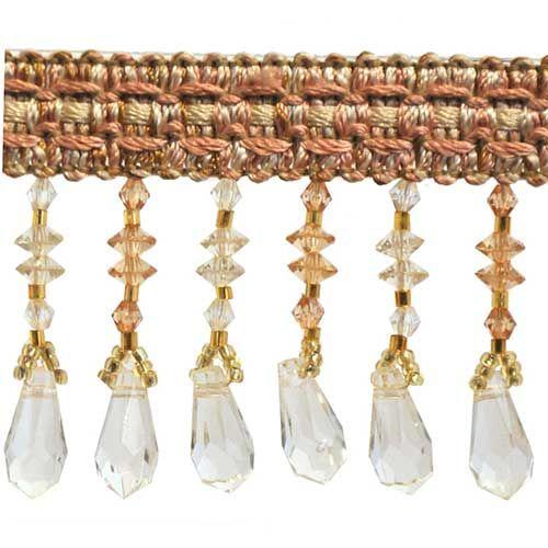 Fascination Collection Beaded fringe --2 1/2