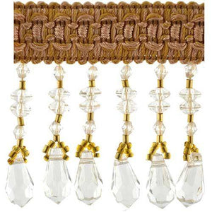 Fascination Collection Beaded fringe --2 1/2" width - BB-926-24/10