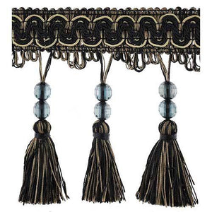 Fascination Collection Beaded Tassel Fringe -4 1/2" width--BF-1458-02/36