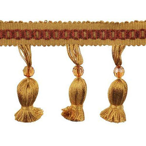 Newport-3" length-TASSEL BEADED FRINGE-BF-4009-10-88