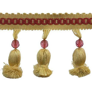 Newport-3" length-TASSEL BEADED FRINGE-BF-4009-29-80