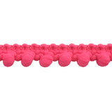 Mini Pompom Trim 1/2" width 23 colors Rainbow Collection, 25 yards