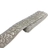Embossed 3 Inch Floral Tape - Silver - BR-7537-11