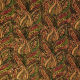 18" x 15" Cork Fabric - 3 Pack BPC-1008 Green Paisley