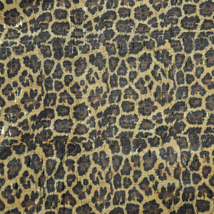 18" x 15" Cork Fabric - 3 Pack  BPC-1015 Leopard Print