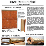 Style 99 - Natural / Silver Cork Fabric